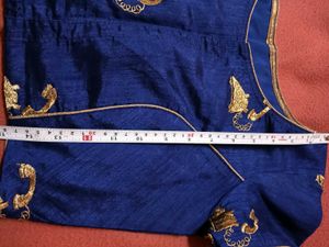 New Unique BabyPink &amp; BlueBorder SilkSaree withBlo