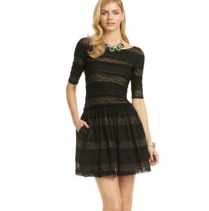 Elegant Black Lace Dress