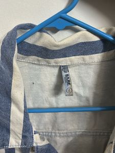 Striped Denim Jacket