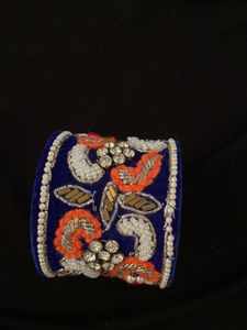 Embroidered Cuff Bracelet