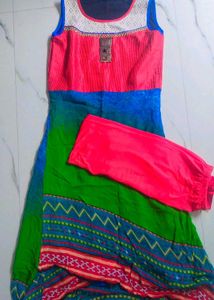 Fancy Colorful Kurta Set