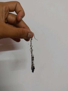Silver Boho Dangle Earrings