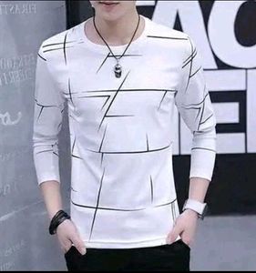 Men&#39;s Long Sleeve Shirt Printed Round NeckPure Co