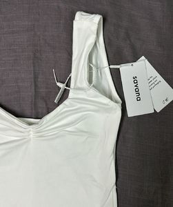 SAVANA Side Slit Sleeveless Top
