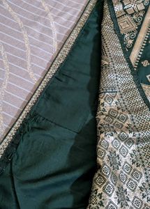Elegant Green Saree❤️