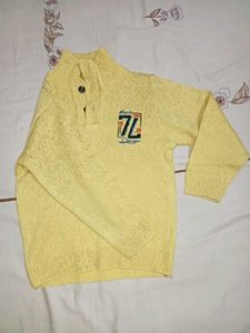 Yellow Knit Sweater