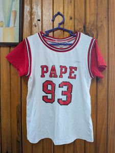 Striped Graphic T-Shirt- combo