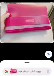 Lancome Hot Pink Pouch