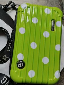 Green Polka Dot Sling Bag