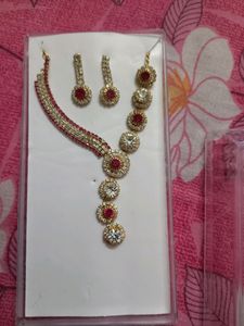 Nec Piece Set With Earrings And Bracelets