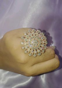 Elegant Silver Rings And bangles Combo!!