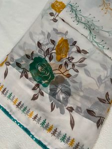 Floral Print Saree