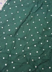 Dark green long kurti