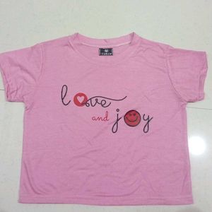 Love & Joy Pink Tee
