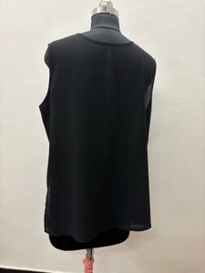 Black Sleeveless Blouse