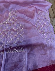 Elegant Lavender Saree