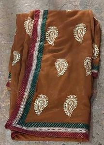 Heavy Ethnic Shimmery Saree