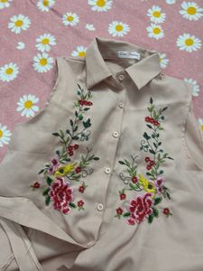 Floral Embroidered Top