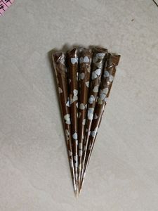 5 Nail Mehndi Cones