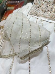 White Lehenga Choli Set
