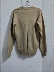Branded Pastel Brown Cardigan