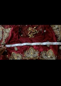 Maroon Embroidered Lehenga Choli