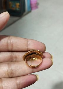 Ring With Fully  American Dimond Look Like Very Precious And Very Beautiful