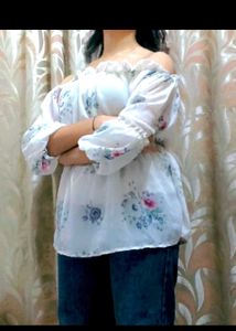 Floral Off-Shoulder Top