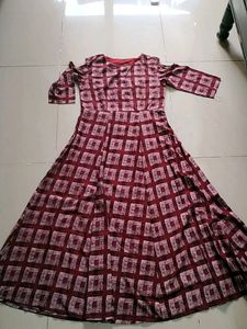 full flair floor length gown