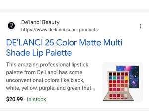 Original DE&#39; LANCI Multishade Lip Palette 🎨