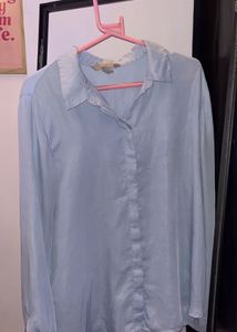 Light Blue Long Sleeve Shirt