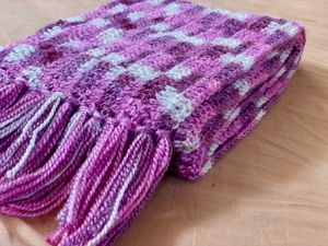 Crochet Scarf Handmade Using Quality Yarn