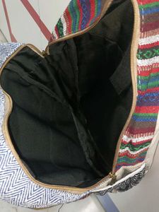 Colorful Hemp College Office Backpack