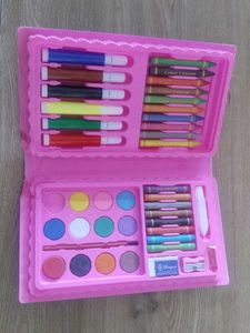 Kids Art Set - Pink Case