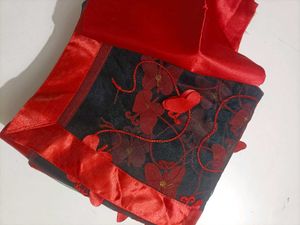 Elegant Floral Embroidered Scarf