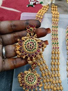 Ruby Stone Jewellery Set