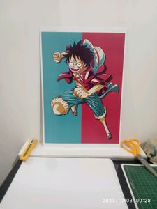 Luffy One Piece Anime Poster Big