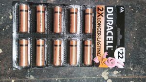 Duracell 2x Longer Lasting Batteries