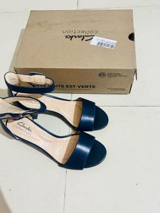 Clarks Collection Navy Heels