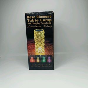 ROSE DIAMOND CRYSTAL TOUCH LAMP