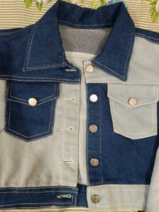 Denim Patchwork Jacket