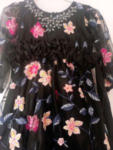 Baby Frock Emported Net Full Umbrella Ghere Up Dow