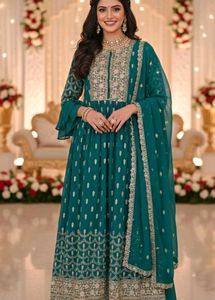 💙Festive And Party Wear Naira Cut Set