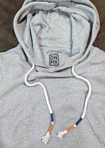 Gray Short Sleeve Hoodie