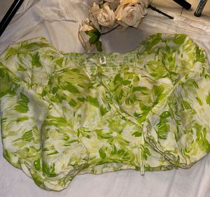 New Zara Bardot Paded Top