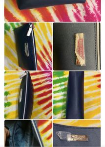 FERRAGAMO Navy Blue Pouch