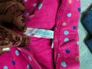 Pantaloons Pink Polka Dot Leggings for 4-6 years