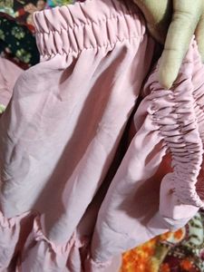 Pink Embroidered Kurta Sharara Set