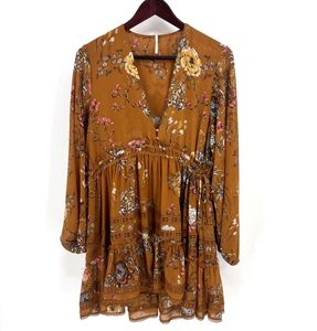 Free People Cherry Blossom Mini Dress