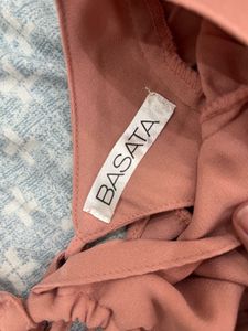 Blush Tie-Back Crop Top